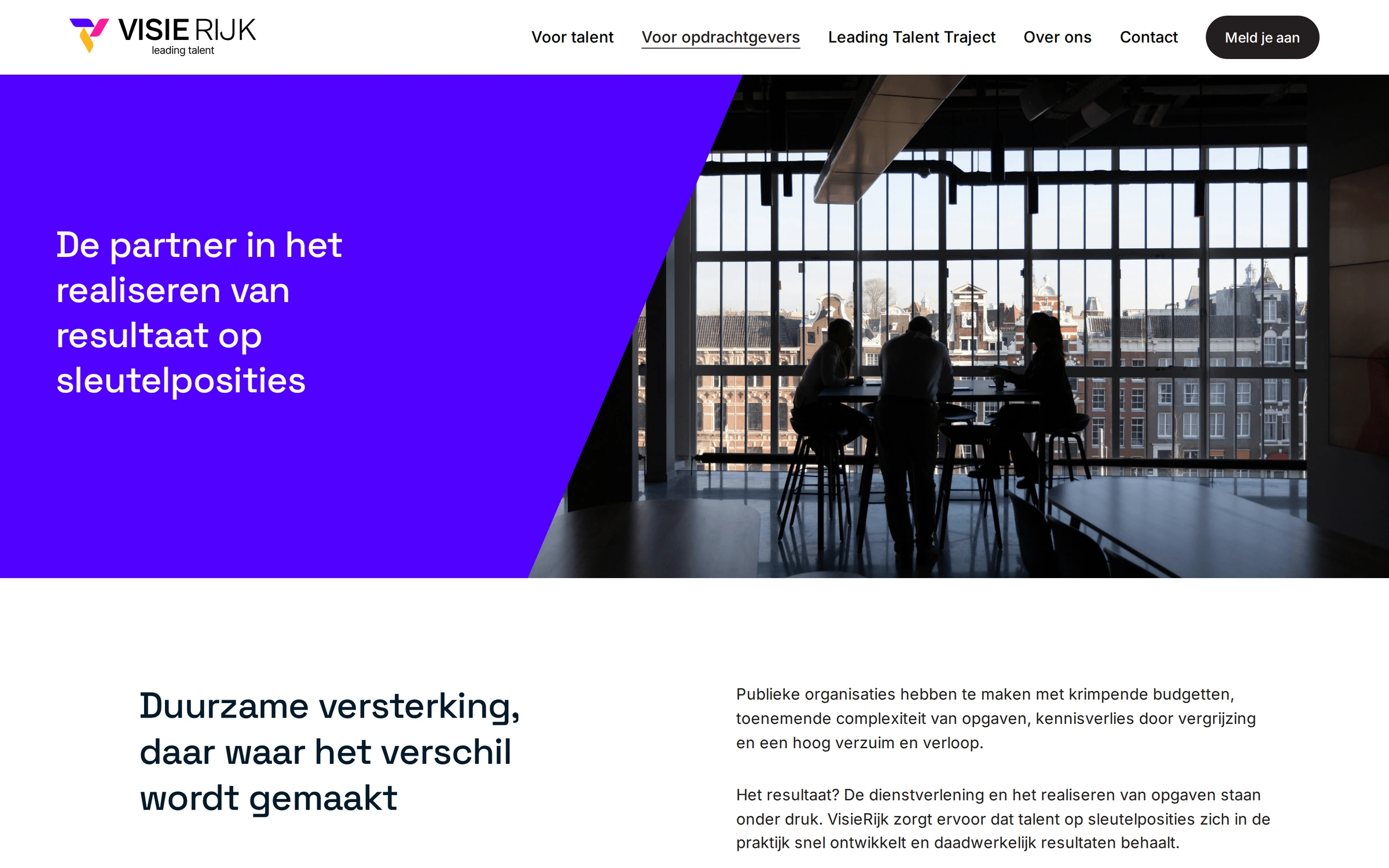 De route voor opdrachtgevers: de partner voor resultaat op sleutelposities